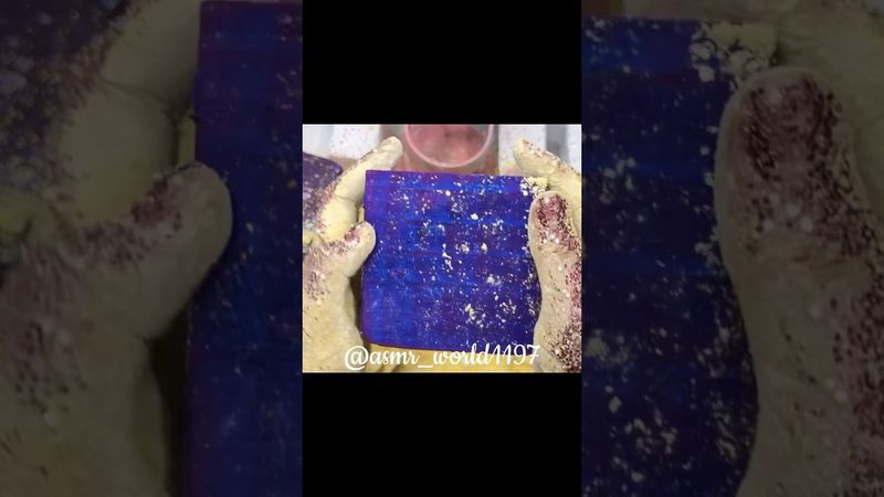 Blue No Pink #oddlysatisfying #crushingtime #relax #satisfying #tingles #crystals #gymchalkasmr