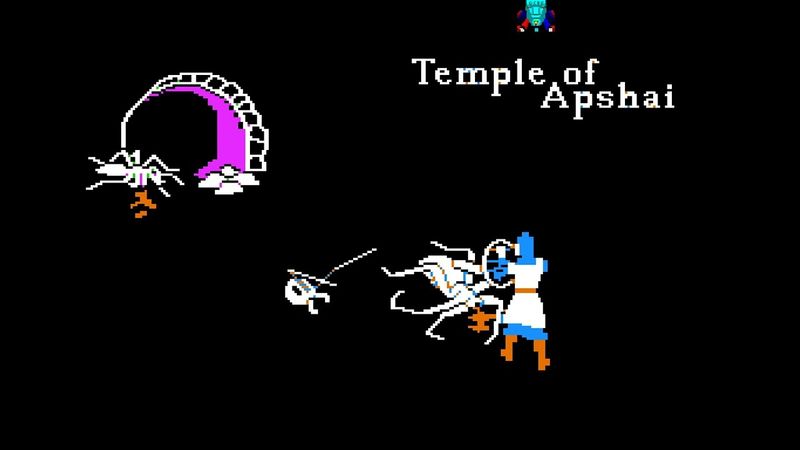 Apple II Game: Dunjonquest- Temple of Apshai (1979 Automated Simulations, Inc.)