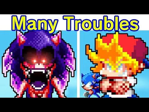 Way Too Many Troubles - FNF vs Sonic.exe | Friday Night Funkin Mod