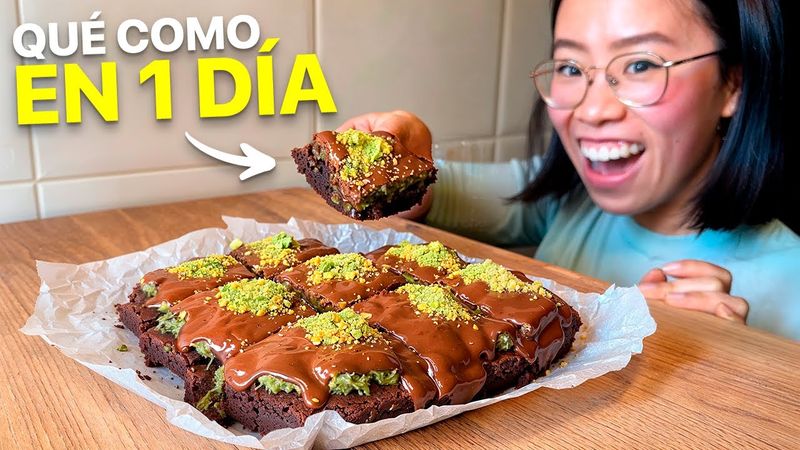 Qué Como en 1 DÍA 😋 | Onigiris, Brownie de Chocolate Dubai, Pollo al Limón...