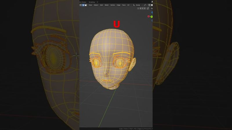 UV разветка  3Д модели.