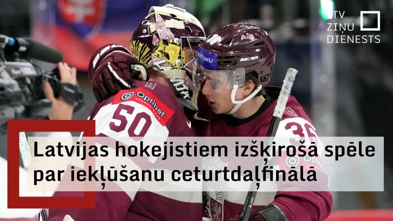 Latvijas hokejistiem izšķirošais duelis par ceturtdaļfinālu – pretiniekos Austrija