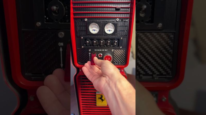 Ferrari f512tr PC Case Mod Engine Start Up!