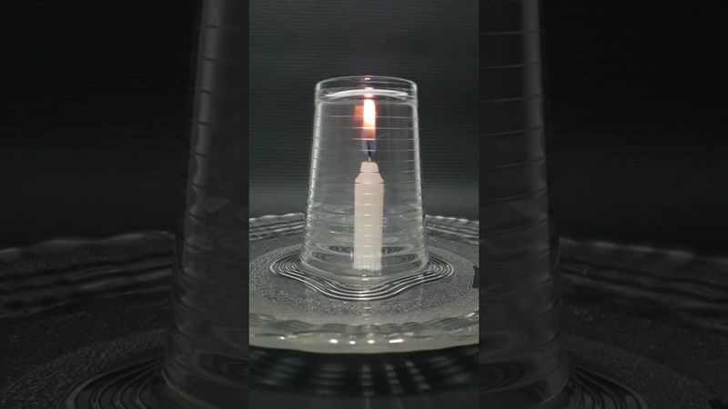 Fazendo vela apagar usando física #ciência #experiment