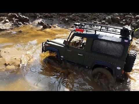 RC RC4WD D90 Defender Whoa_myung Park Mudding play