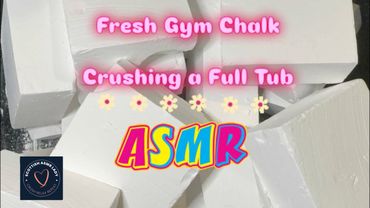 Fresh Gym Chalk Crush • ASMR