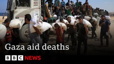 At least 73 Palestinians killed in Gaza waiting for aid says Hamas-run health ministry | BBC News