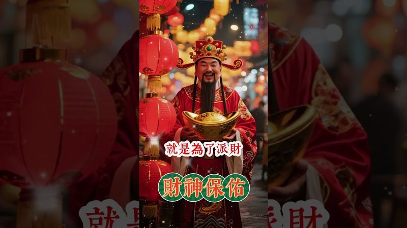 今夜我下凡來，就是為了派財，只要你留言「我要暴富」，我肯定保佑你一夜暴富！#玄學 #風水 #命理