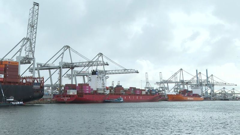 Rotterdam harbour as Trump signs order on new US trade tariffs | AFP