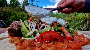 Delicious Beef Kebabs Cooked over the Fire 🔥 ASMR cooking