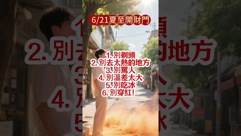 【6/21夏至開財門】一處放「硬幣」全家走好運，財運旺旺來！#生肖 #財運 #運勢 #屬相 #風水 #命理