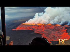 Iceland volcano erupts, prompting evacuation of town and geothermal spa