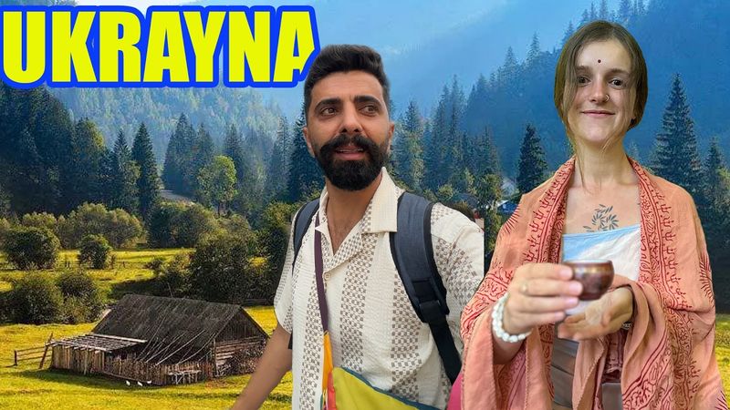 Ukrayna Köy Hayatı - Arkadaşımla Ormanda İlginç Seremoni / 702