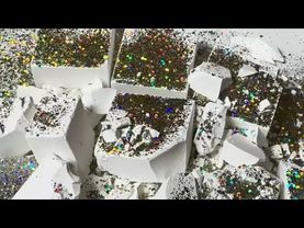 Tray of Fresh Glittery Gym Chalk