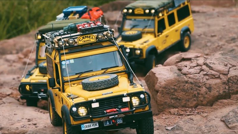 1/10 Scale RC Land Rover D90 & D110 / Rc Group / Camel Trophy