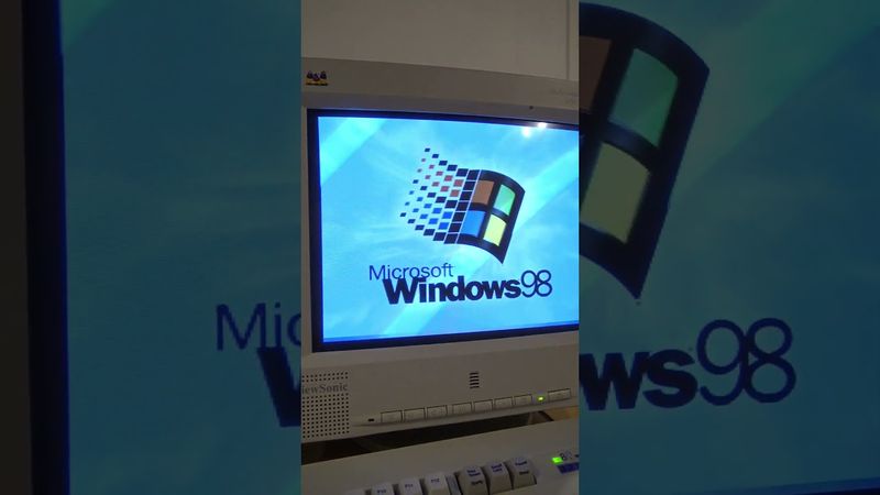 Windows 98 is the perfect software for the 486 computer in the BACKROOMS