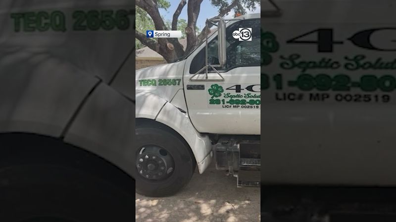 Neighbors catch septic company illegally dumping waste in Spring.