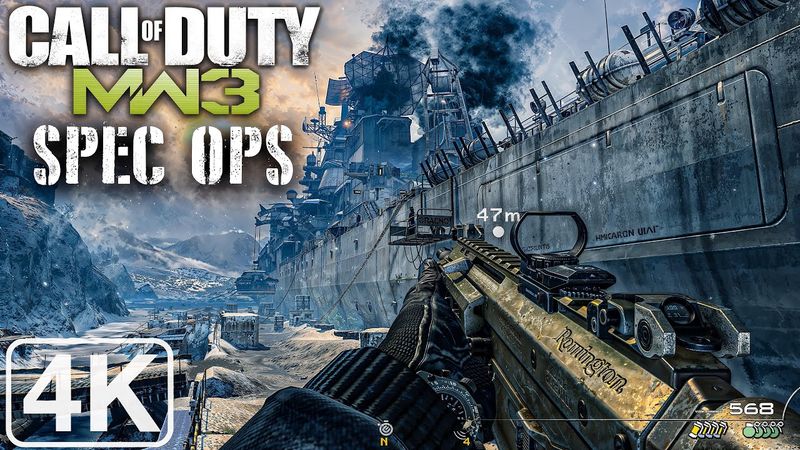 Call of Duty Modern Warfare 3｜2011｜All Solo Spec Ops Missions｜3 Star Completion｜4K