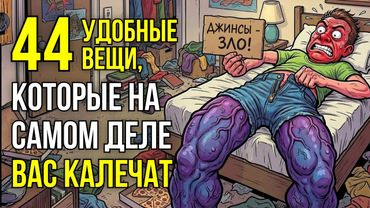 44 удобные вещи, которые на самом деле вас медленно калечат