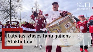 Latvijas fanu gājiens Zviedrijā