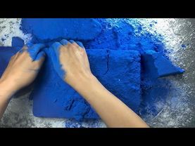 Powdery Blue Iron Oxide Pigment Slabs Collab with @asmr_snowbean5726
