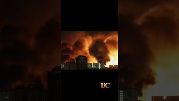 Kyiv comes under large-scale Russian drone and missile attack