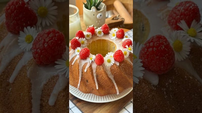 Кекс на кисляку 🥛 #рецепт #рецепти