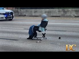 Armed 64-year-old woman blocks Texas highway in lawn chair during police standoff