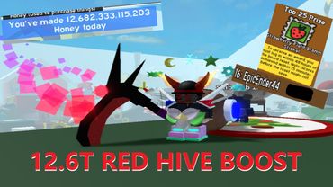12.6T RED HIVE BEESMAS BOOST!! (Level 17/18 Hive)