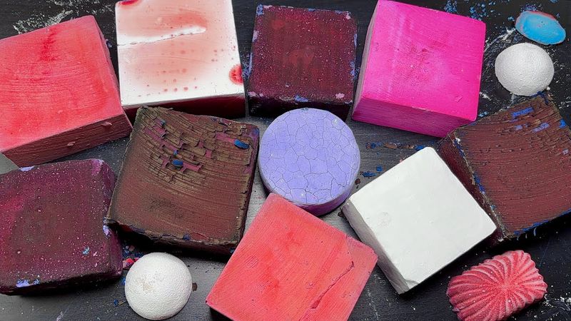 Dyed Fresh & Homemade Gym Chalk + Pasted + Reforms