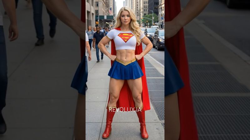 Ordinary people become DC heroes with AI #batman #wonderwoman #justiceleague #aiheroes #supergirl