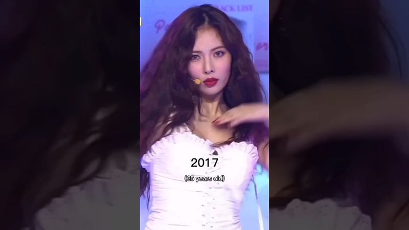 HyunA Evolution 2007-2024 #hyuna #kpop