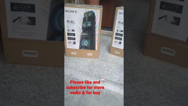 Sony MHC v90dw speaker stock dispatching unboxing testing King india enterprises