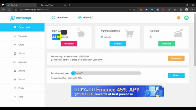 4 СПОСОБА ЗАРАБОТКА НА COINPAYU