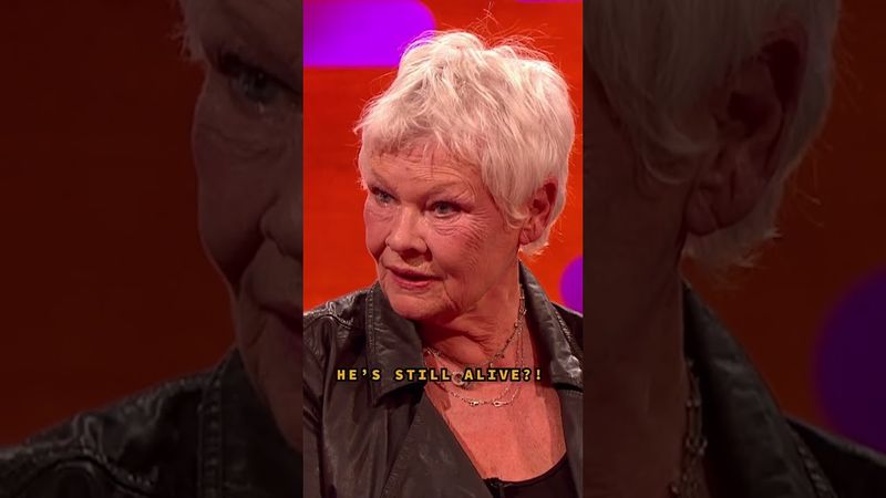 Judi Dench saved a fish from drowning 🐠