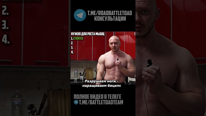 Рост мышц на дефиците калорий #рекомпозиция