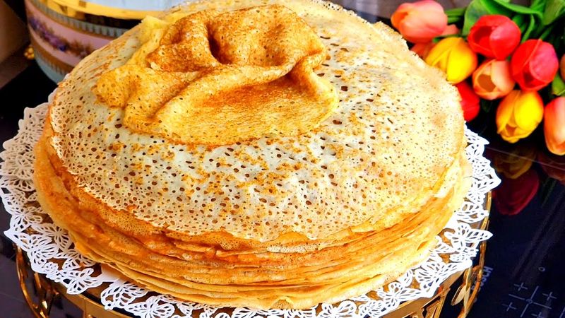 Блины "ШЕСТЬСОТ" Я 1,5 ГОДА искала этот рецепт! Теперь готовлю только к БОЛЬШИМ ПРАЗДНИКАМ!ГЕНИАЛЬНО