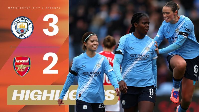 A Dramatic Five-Goal Thriller! | Manchester City v Arsenal | Highlights | Barclays WSL 25/26