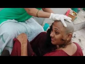Cute girl headshave video | Tirupati Temple | Tonsure | Head shave | Mottai Gundu