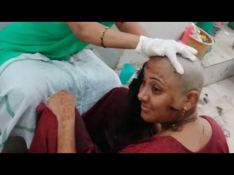 Cute girl headshave video | Tirupati Temple | Tonsure | Head shave | Mottai Gundu