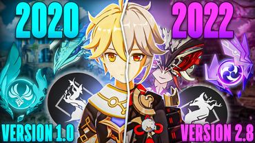 КАК МЕНЯЛСЯ ГЕНШИН ИМПАКТ 2: от Мондштадта 1.0 до Инадзумы 2.8