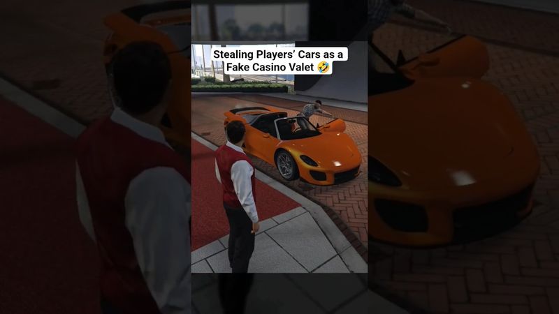 Casino Valet Gone Rogue in GTA 😂 #gtaonline #gta5 #gta5online #gtaviral #fail