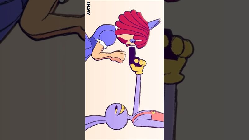 JAX TOY CONTEST ENTRY (#shorts ver) 💜 @Jakeneutron #JaxToyXPPen #animation #art #tadc