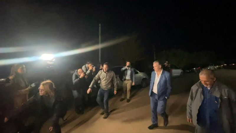 Uruguay's President Yamandu Orsi arrives to Jose 'Pepe' Mujica's home after his death | AFP