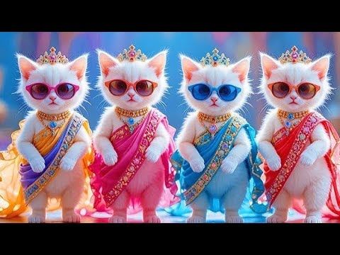 बिल्ली डांस | Cutest Cat videos funny dance🤣💃Videos for cats #funny #dancingcat #cat