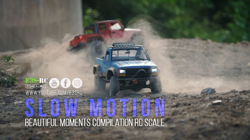 E3S-RC | Slow Motion Beautiful Moments Compilation Rc Scale | LC7 | Jeep | D110 | TRX4 | SCX10