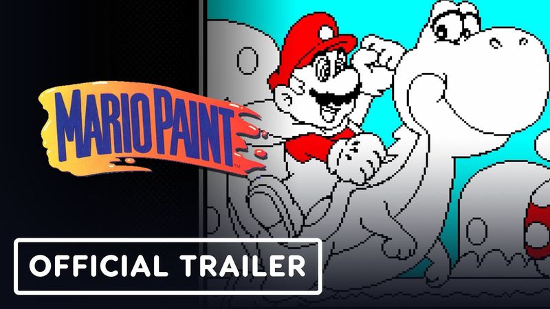 Mario Paint - Official Super NES Nintendo Classics July Game Updates 2025 Trailer
