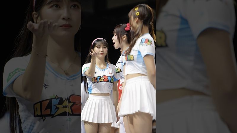 慈妹這是把多慧當狗狗在馴服嗎🤣@lee_dahye​#李多慧 #이다혜 #cheerleader #fancam #明星賽 #中職明星賽