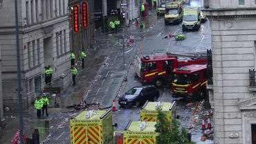 Images from the scene in Liverpool after a car ploughed into a crowd | AFP