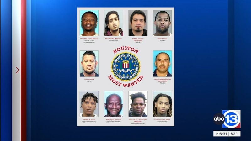 Fugitive on Houston's top 10 most wanted list arrested hours after list announced, FBI Houston says